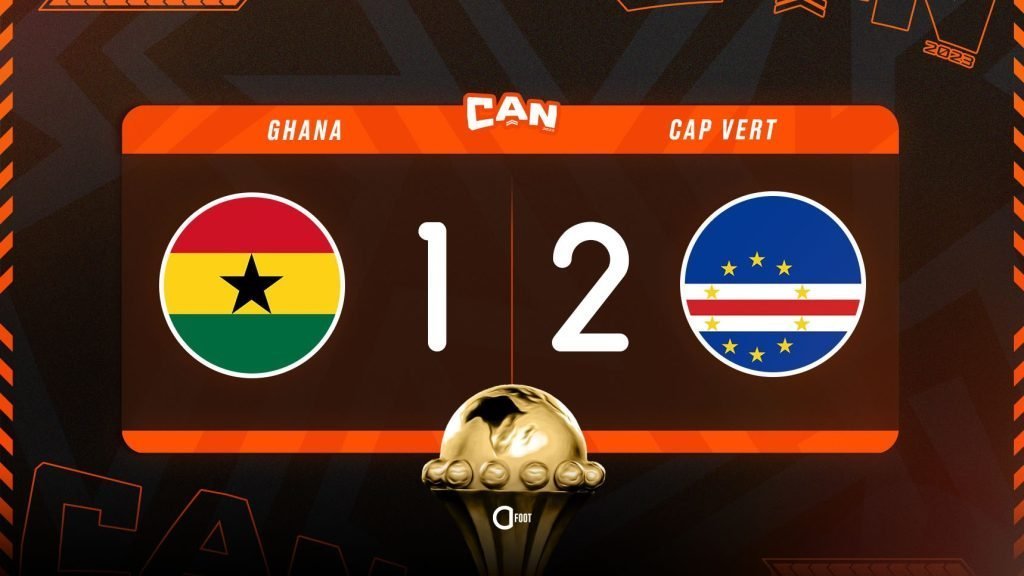 coupe d'Afrique 2024 Cap Vert 2 Ghana 1