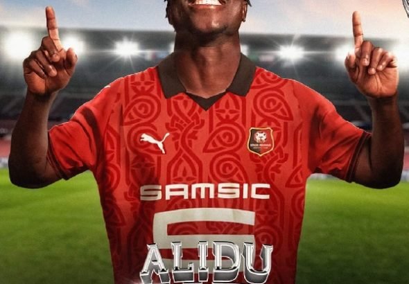 Alidu Seidu academicien JMG du stade rennais affronte son ancien club clermont foot