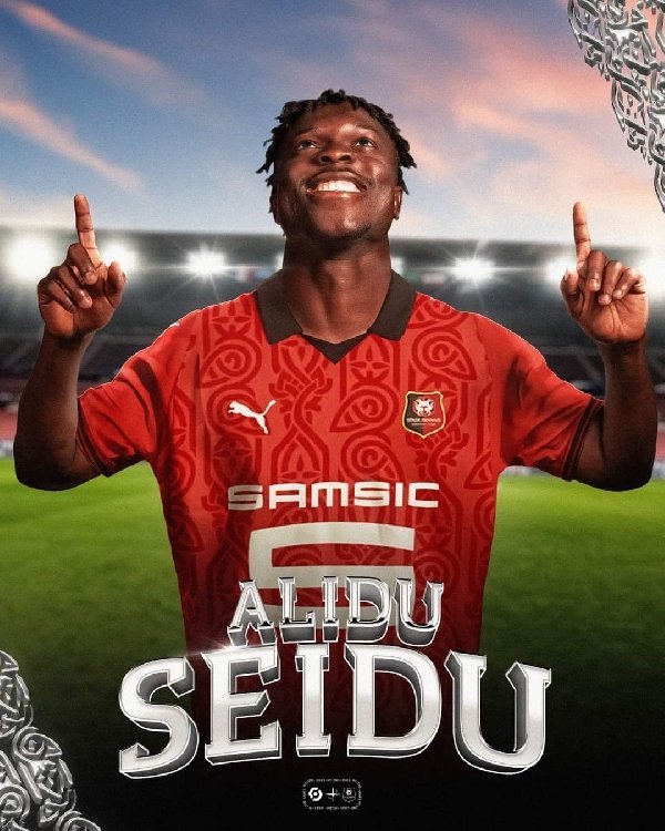 Alidu Seidu academicien JMG du stade rennais affronte son ancien club clermont foot